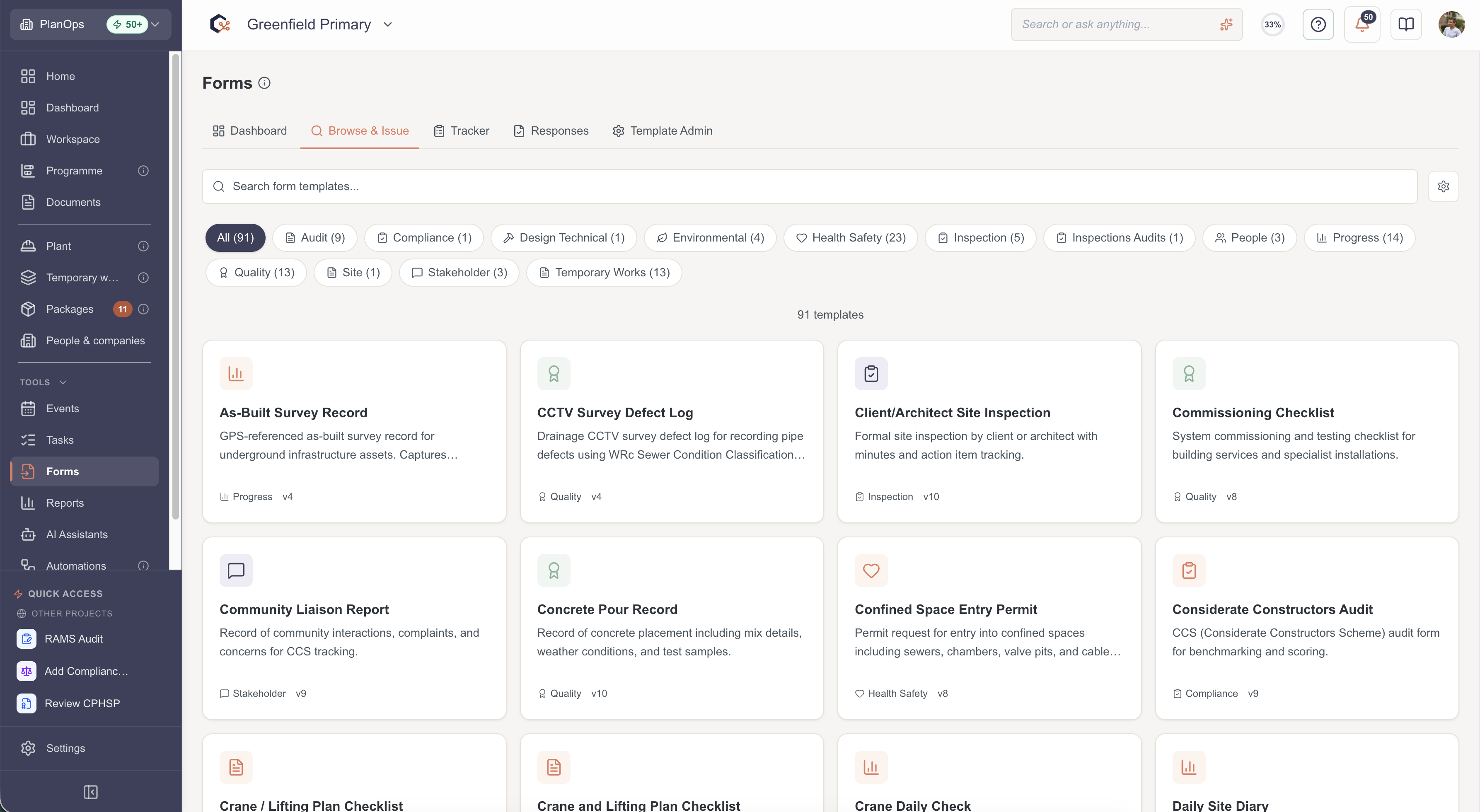 Open Browse & Issue