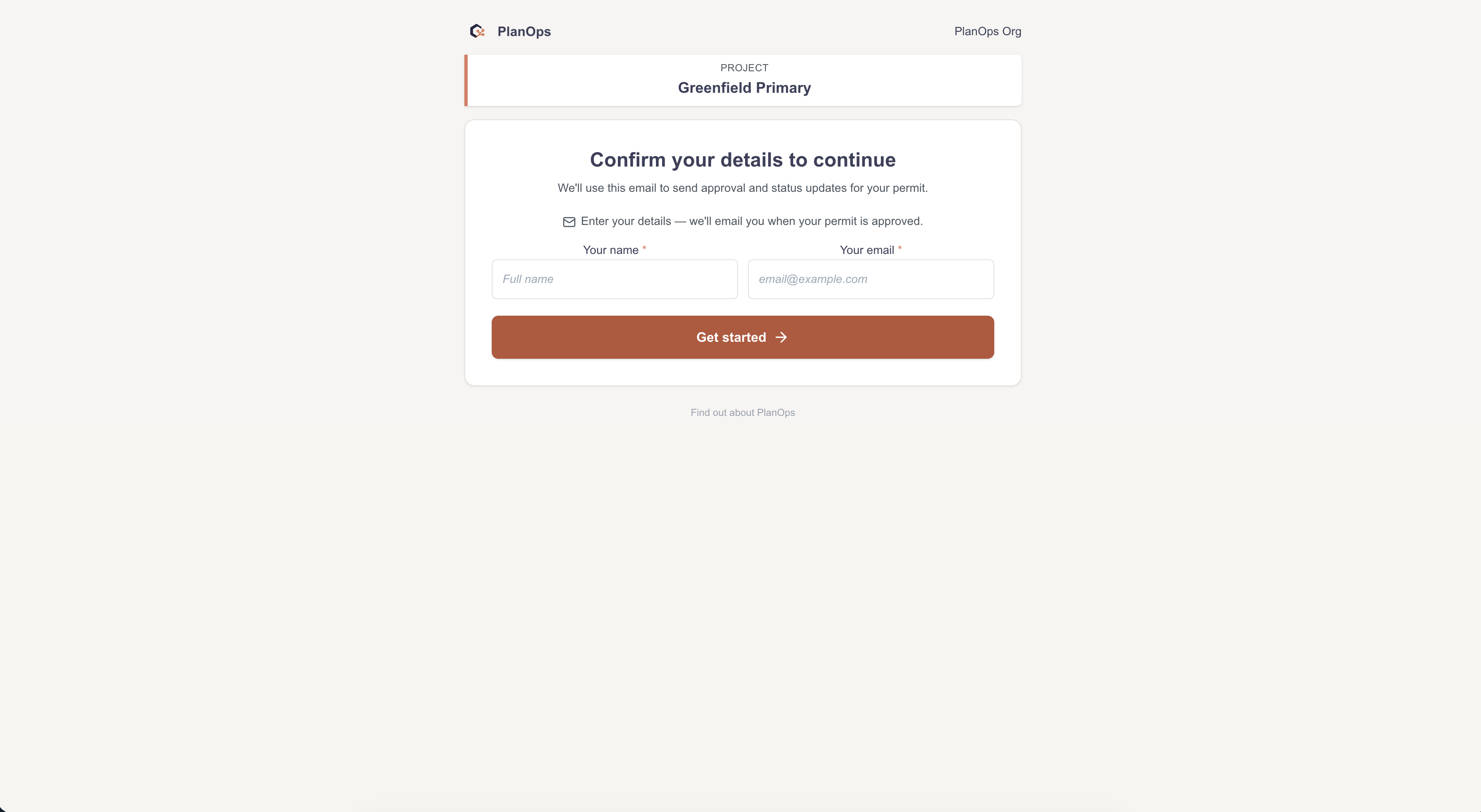 Open your permit hub link