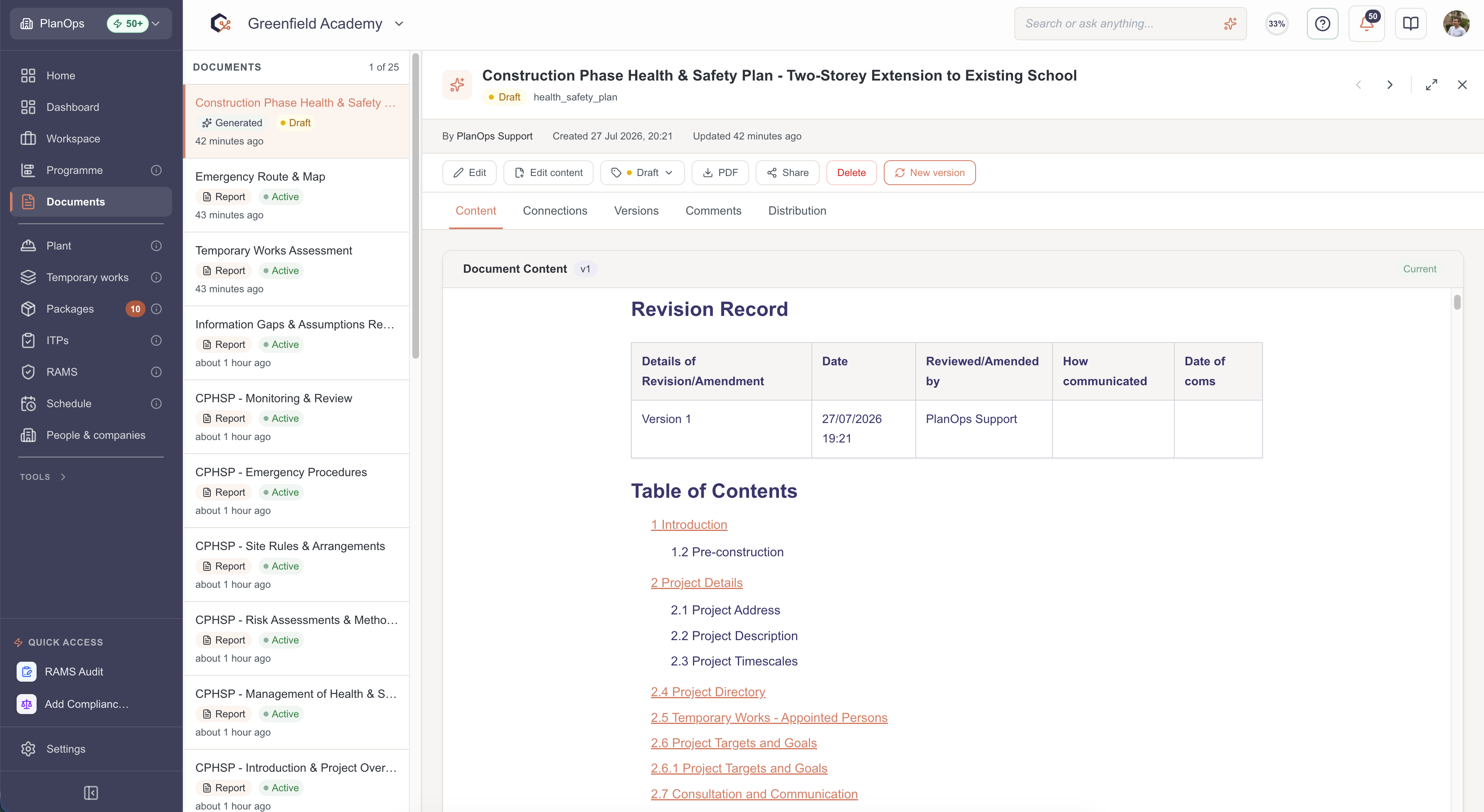 Open the document in compose mode