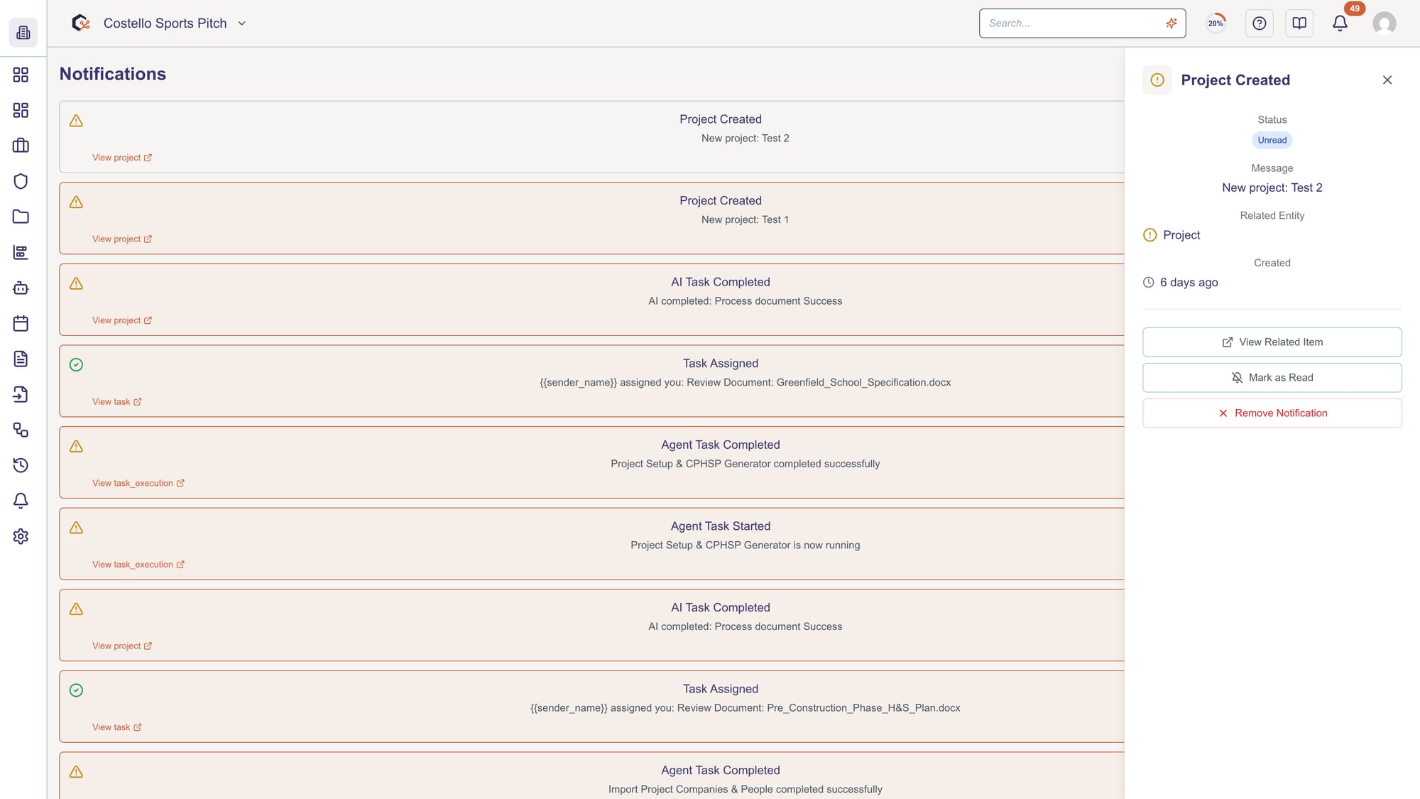 Remove an individual notification