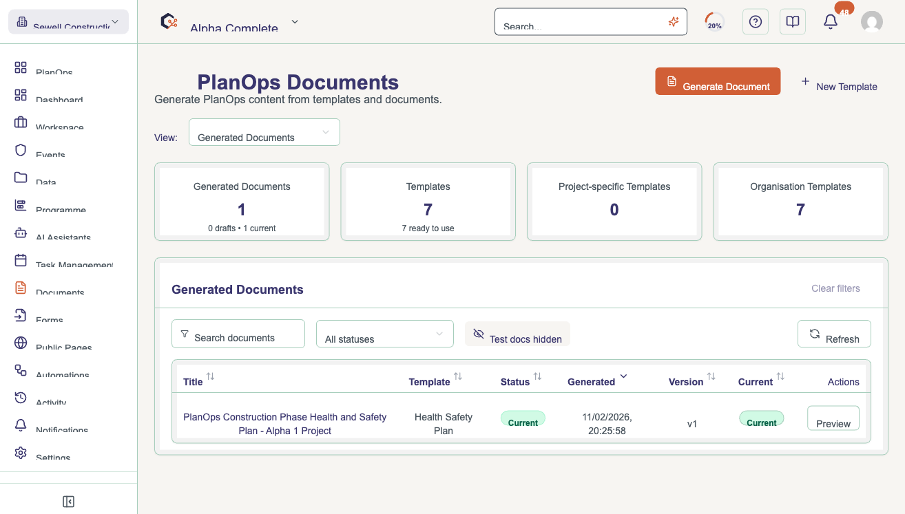 Run and view reports and forms