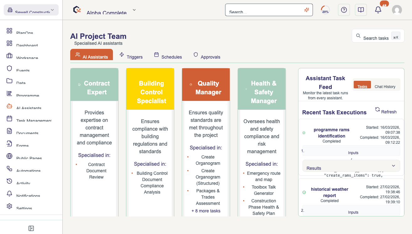 Work with agents and automations