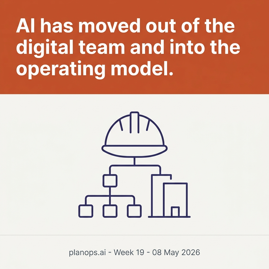 Construction AI grows up: leadership, capital and embedded agents.