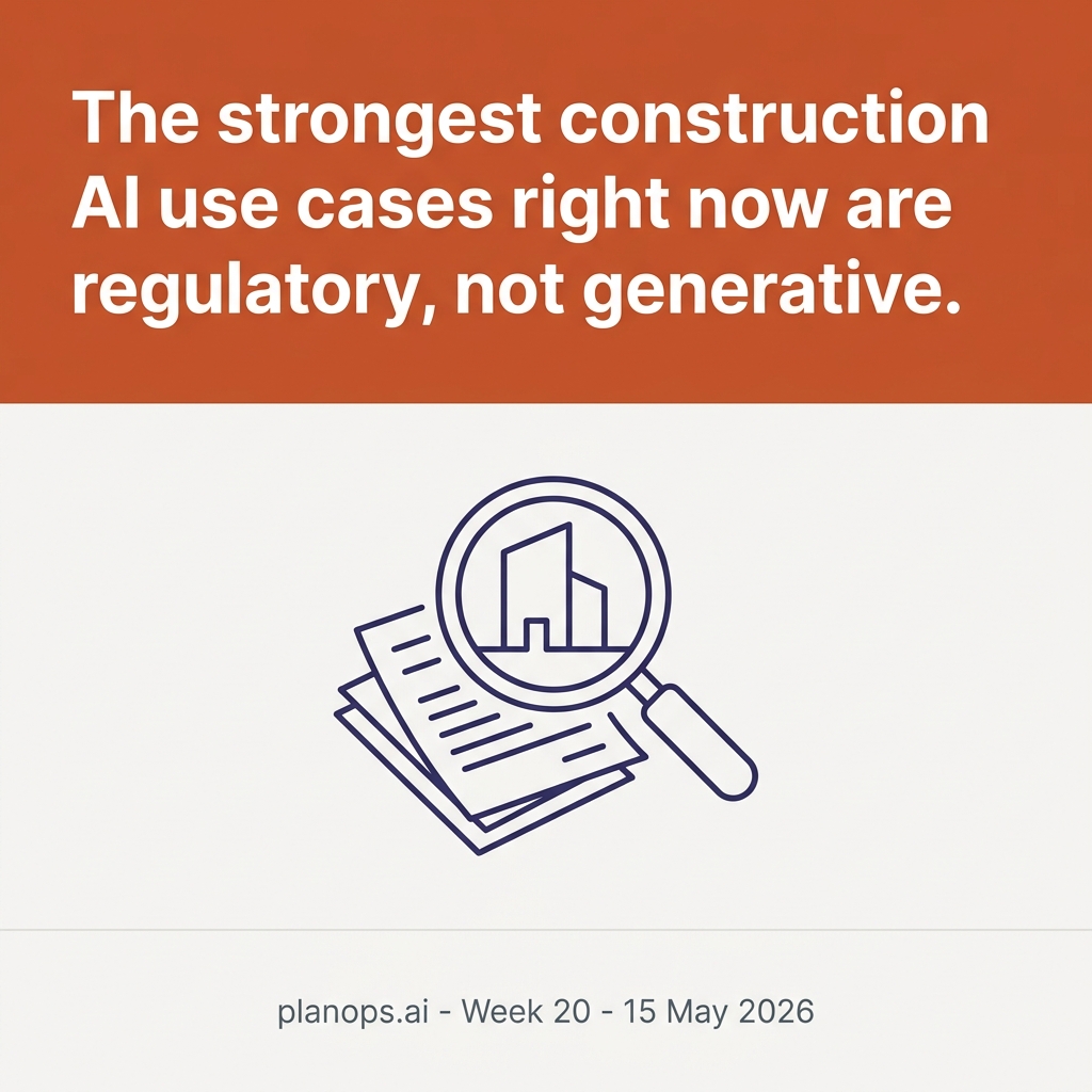 The week AI met regulation in UK construction.